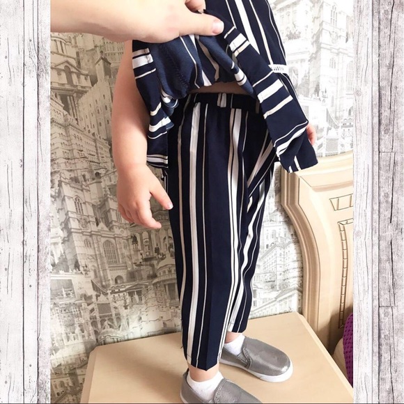 🎉NEW ARRIVAL🎉Loose Striped two piece outfit - Picture 7 of 8